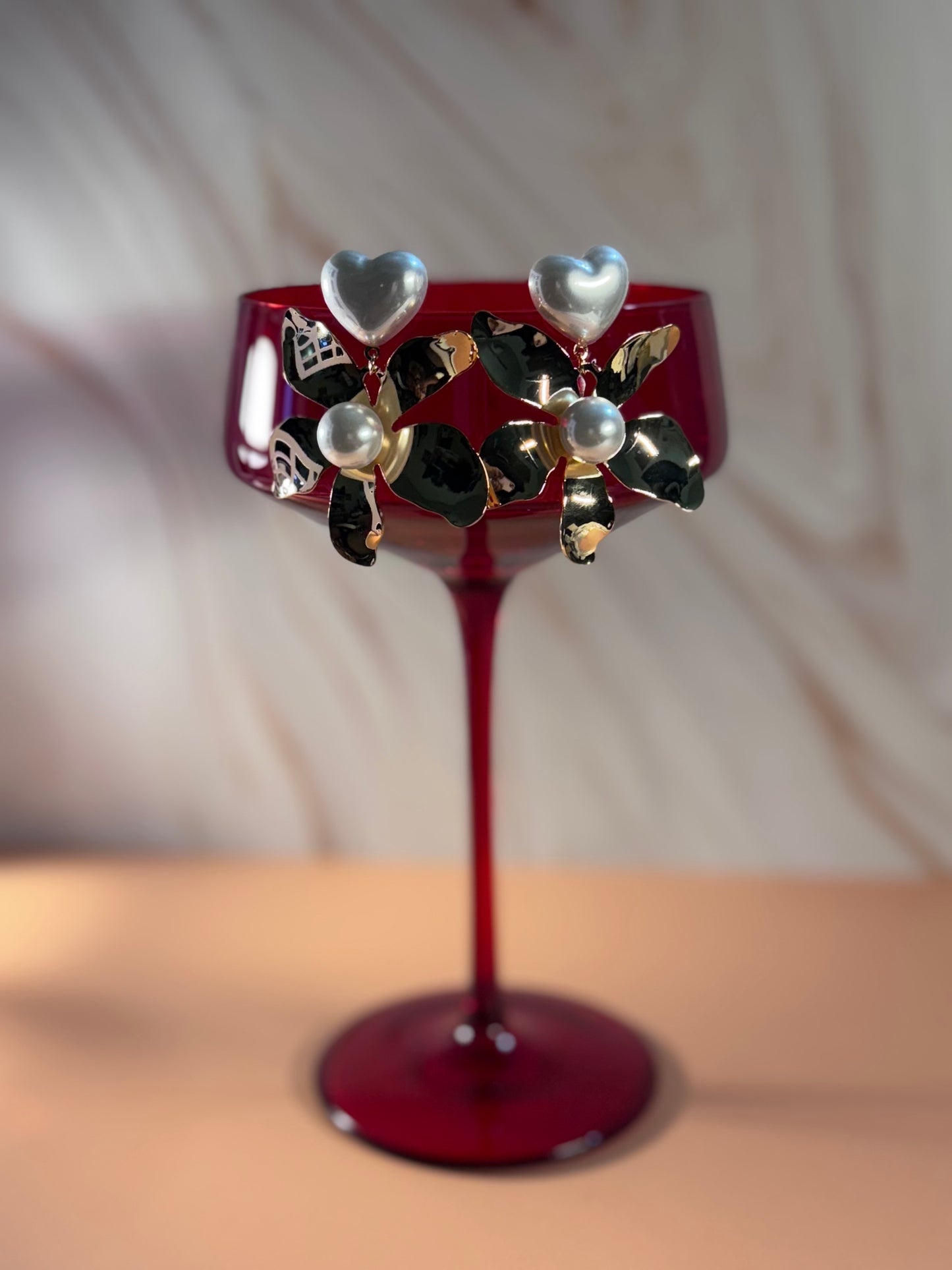 Pearl Flower Earrings