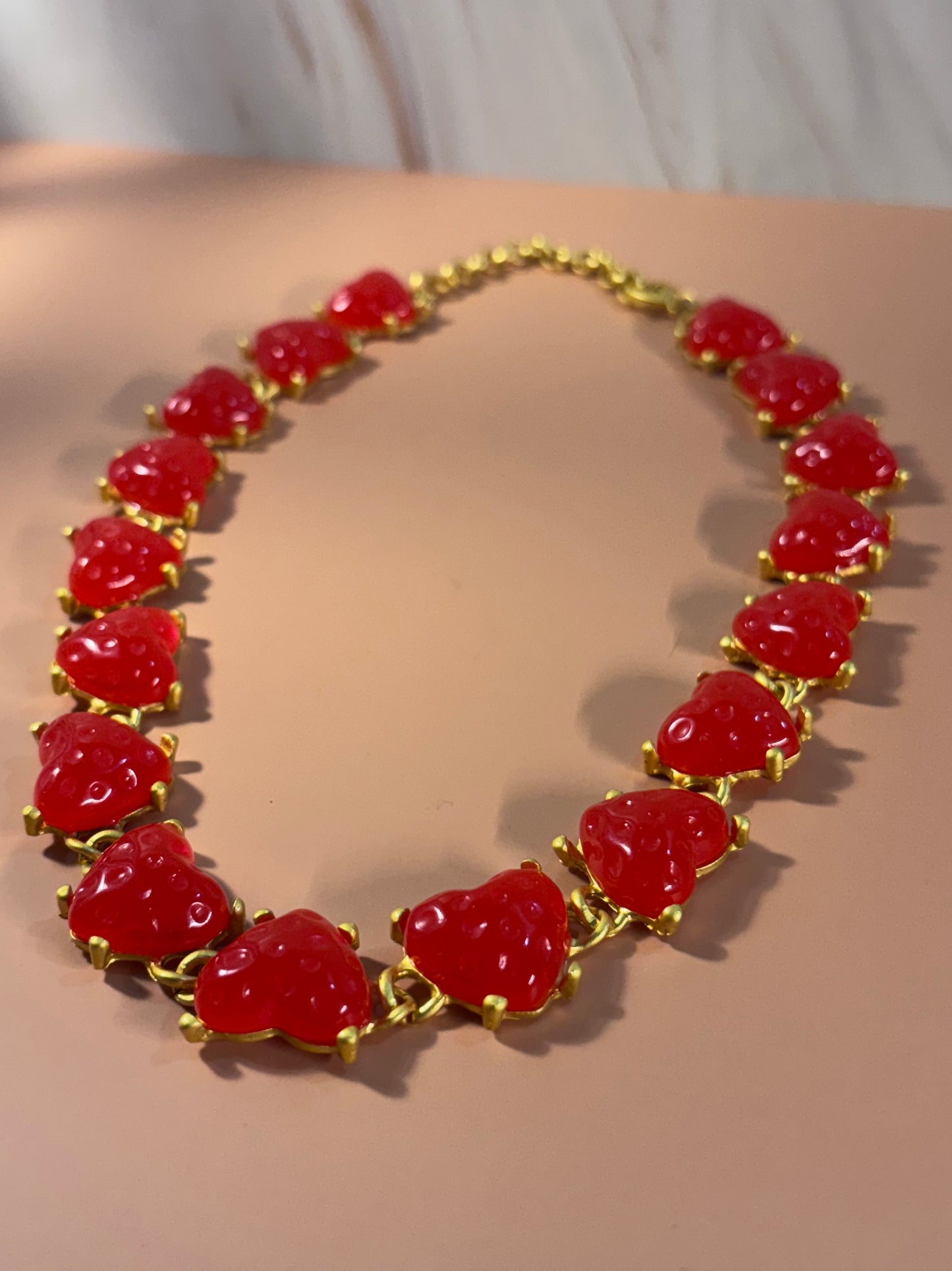 Cherry Heart Necklace